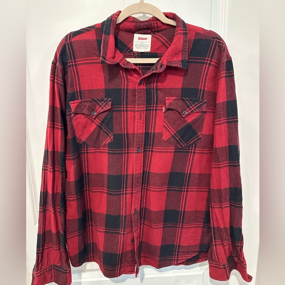 SLIPKNOT tshirt upcycled RED flannel shirt XL or pick any size - Picture 2 of 4